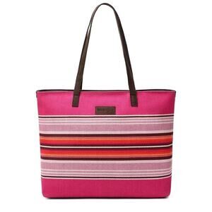 WRANGLER Tote Striped Serape Southwestern‎ Zip Closure Shoulder Bag Cowgirl NWOT